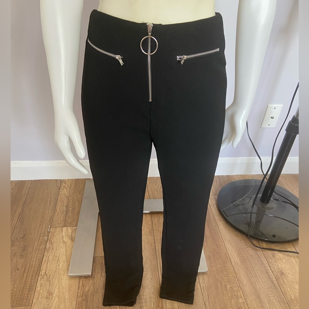 Black legging with zipper 🔳